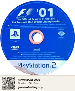 Formula One 2002 PlayStation 2, PAL disc