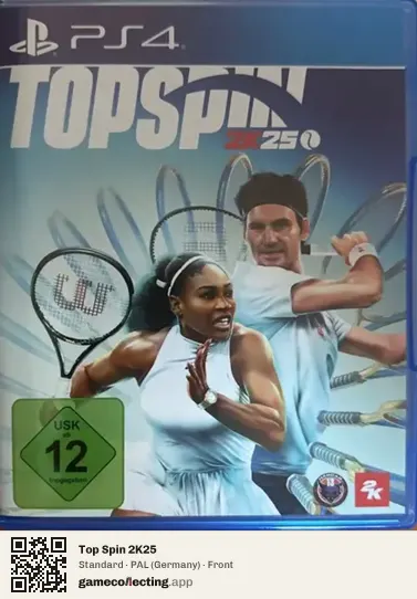 Top Spin 2K25 PlayStation 4, Germany box front