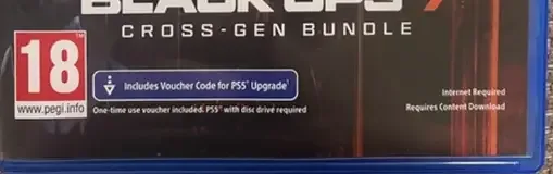 Call of Duty: Black Ops 7, the USK square on its front