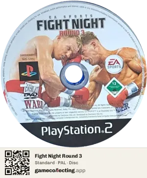 Fight Night Round 3 PlayStation 2, PAL disc