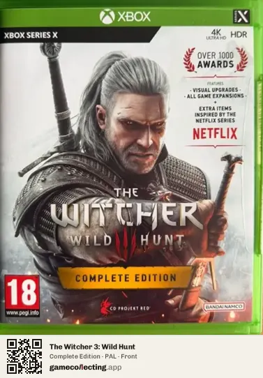 The Witcher 3: Wild Hunt Xbox Series X, PAL box front