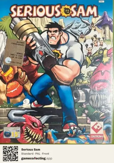 Serious Sam Xbox, PAL box front