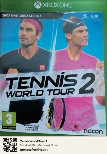 Tennis World Tour 2 Xbox One, Germany box front