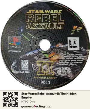 Star Wars: Rebel Assault II: The Hidden Empire PlayStation, NTSC disc