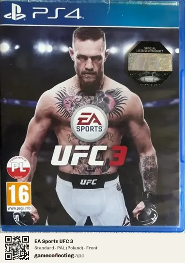 EA Sports UFC 3 PlayStation 4, Poland box front