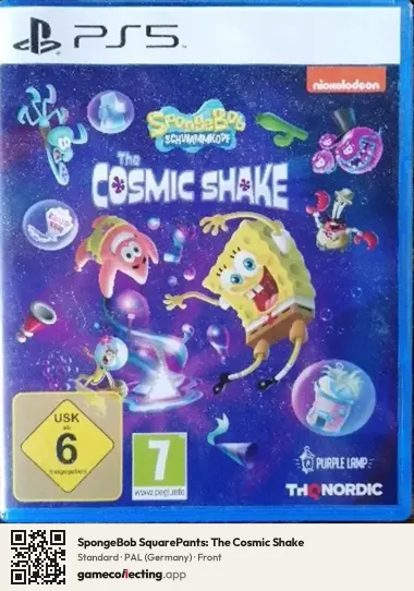 SpongeBob SquarePants: The Cosmic Shake PlayStation 5, Germany box front