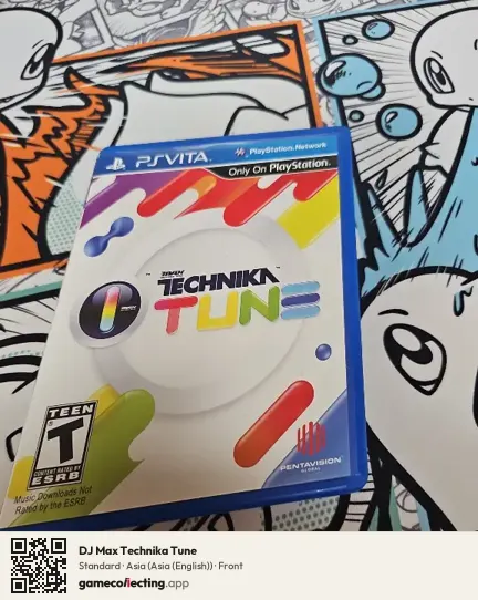 DJ Max Technika Tune PlayStation Vita, Asia (English) box front