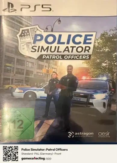 Police Simulator: Patrol Officers PlayStation 5, Germany box front