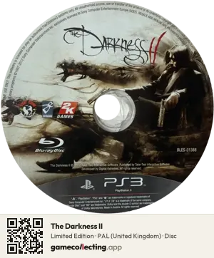 The Darkness II PlayStation 3, PAL disc