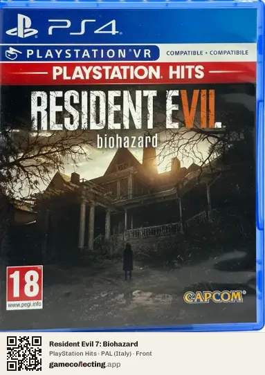 Resident Evil 7: Biohazard PlayStation 4, Italy box front