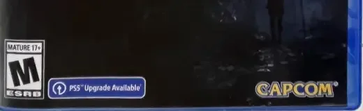Resident Evil 4 (2023), the ESRB box on its front