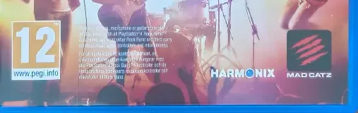 Rock Band 4, the PEGI square on its front