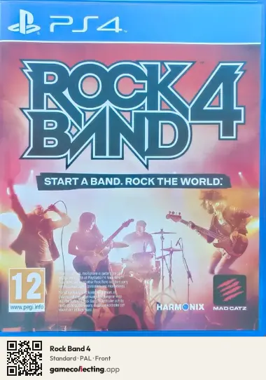 Rock Band 4 PlayStation 4, PAL box front
