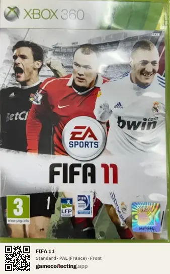 FIFA 11 Xbox 360, France box front