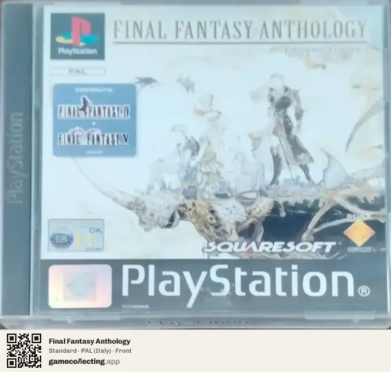 Final Fantasy Anthology PlayStation, Italy box front
