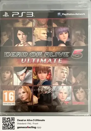 Dead or Alive 5 Ultimate PlayStation 3, PAL box front