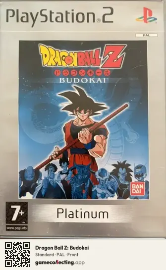 Dragon Ball Z: Budokai PlayStation 2, PAL box front