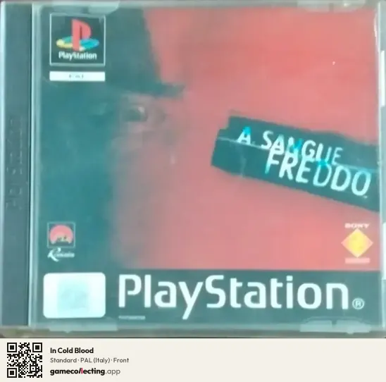 In Cold Blood PlayStation, Italy box front