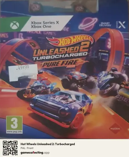 Hot Wheels Unleashed 2: Turbocharged Xbox Series X, PAL box front