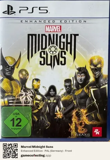Marvel Midnight Suns PlayStation 5, Germany box front