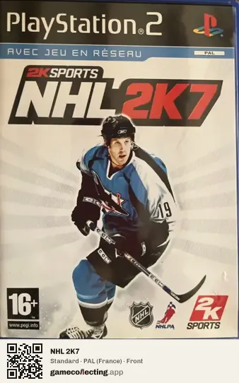 NHL 2K7 PlayStation 2, France box front