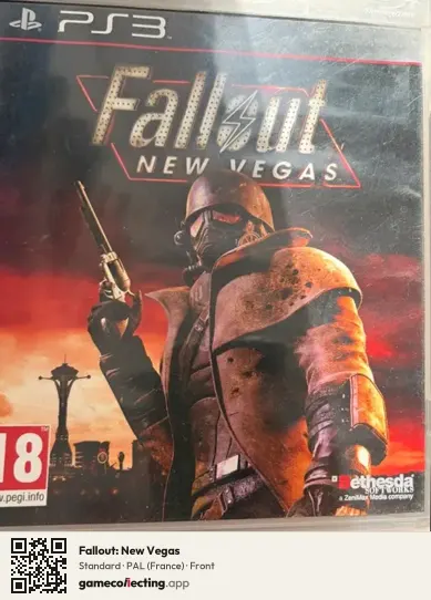 Fallout: New Vegas PlayStation 3, France box front