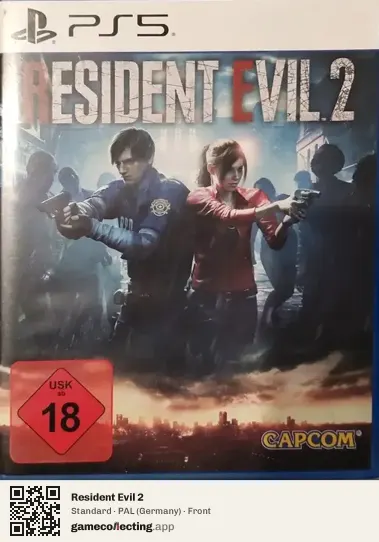 Resident Evil 2 PlayStation 5, Germany box front