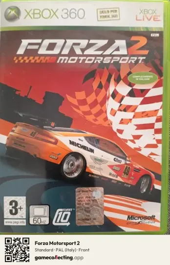 Forza Motorsport 2 Xbox 360, Italy box front