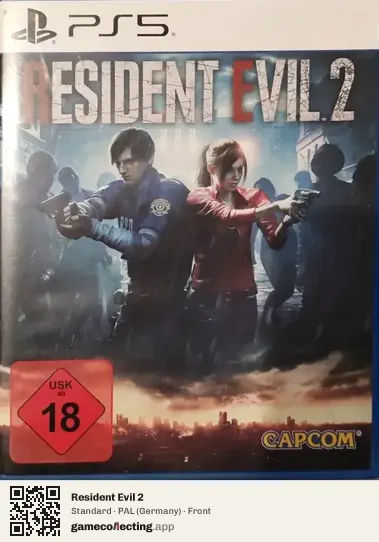 Resident Evil 2 PlayStation 5, Germany box front