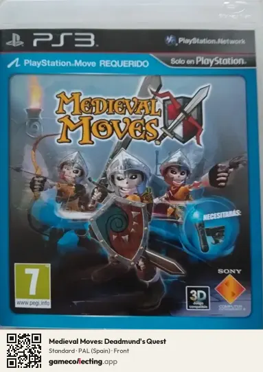 Medieval Moves: Deadmund's Quest PlayStation 3, Spain box front