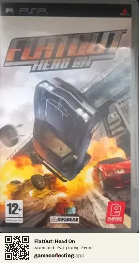 FlatOut: Head On PlayStation Portable, Italy box front