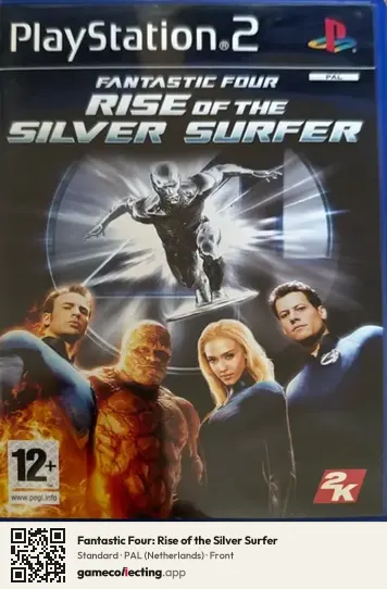 Fantastic Four: Rise of the Silver Surfer PlayStation 2, Netherlands box front