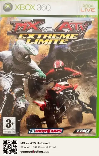 MX vs. ATV Untamed Xbox 360, France box front