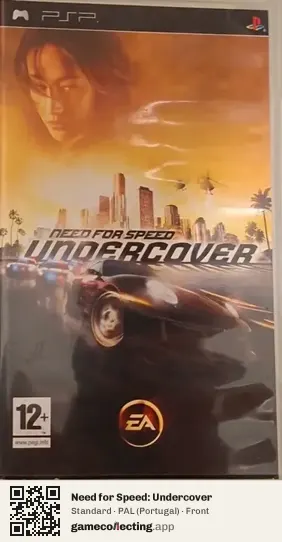 Need for Speed: Undercover PlayStation Portable, Portugal box front