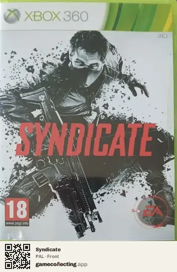 Syndicate Xbox 360, PAL box front