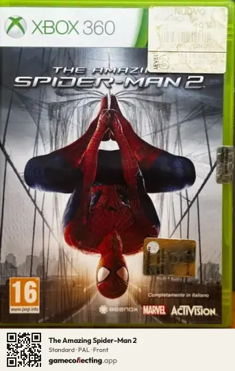 The Amazing Spider-Man 2 Xbox 360, PAL box front