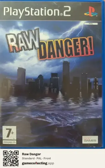 Raw Danger PlayStation 2, PAL box front
