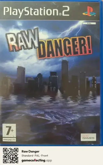 Raw Danger PlayStation 2, PAL box front