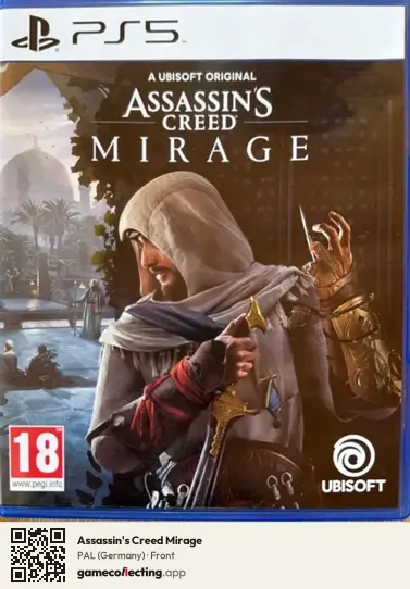 Assassin's Creed Mirage PlayStation 5, Germany box front