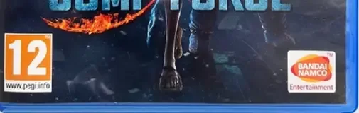 Jump Force, the PEGI square on its front
