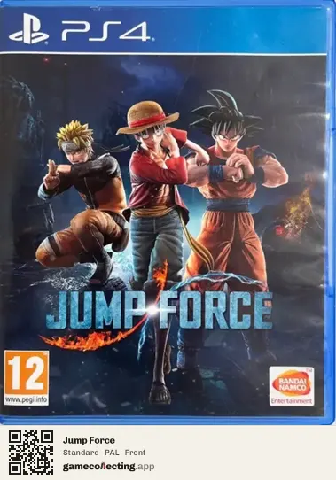 Jump Force PlayStation 4, PAL box front