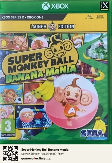 Super Monkey Ball Banana Mania Xbox Series X, France box front