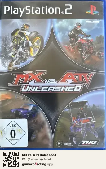 MX vs. ATV Unleashed PlayStation 2, Germany box front