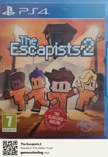 The Escapists 2 PlayStation 4, Italy box front