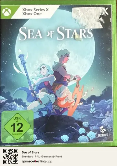 Sea of Stars Xbox Series X, Germany box front