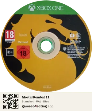 Mortal Kombat 11 Xbox One, PAL disc
