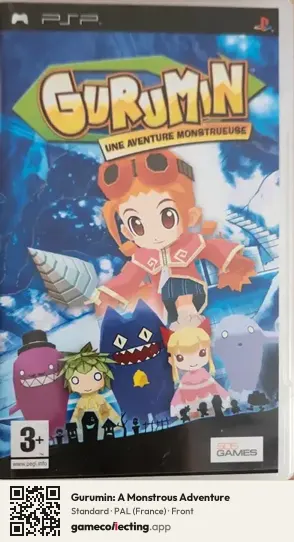 Gurumin: A Monstrous Adventure PlayStation Portable, France box front