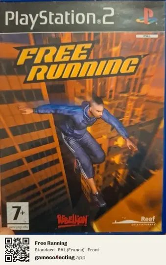 Free Running PlayStation 2, France box front
