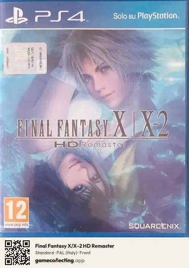 Final Fantasy X/X-2 HD Remaster PlayStation 4, Italy box front