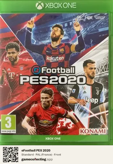 eFootball PES 2020 Xbox One, France box front